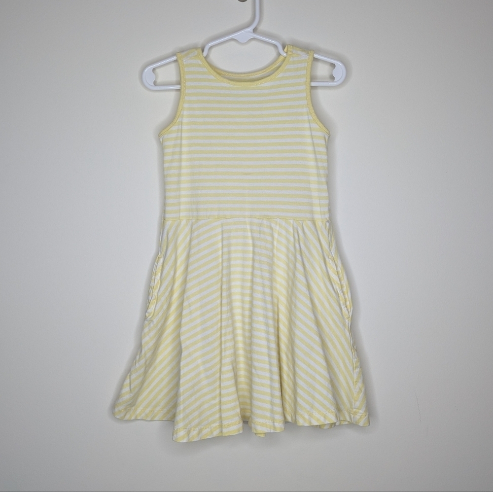 Primary Yellow Stripe Dress 4/5